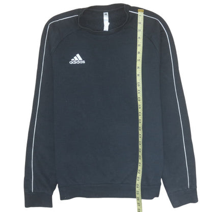 Mens UK Size S Adidas Black Pullover Sweatshirt