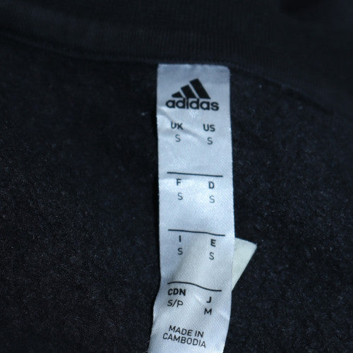 Mens UK Size S Adidas Black Pullover Sweatshirt