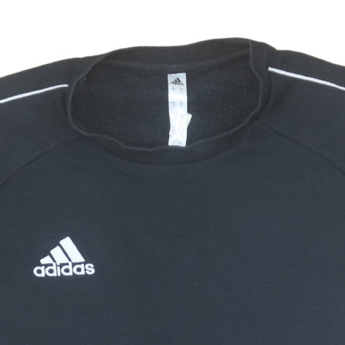 Mens UK Size S Adidas Black Pullover Sweatshirt