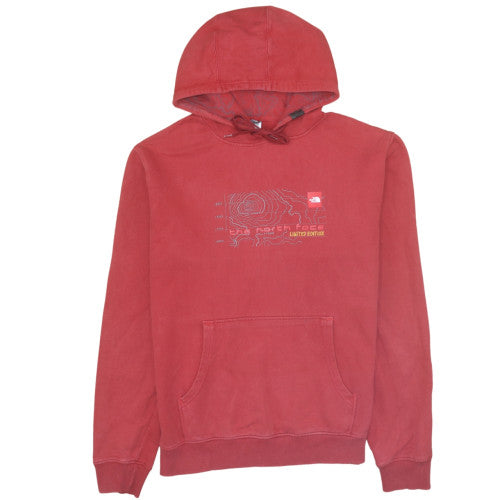 Mens UK Size L The North Face Red Pullover Hoodie