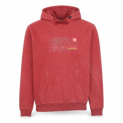 Mens UK Size L The North Face Red Pullover Hoodie