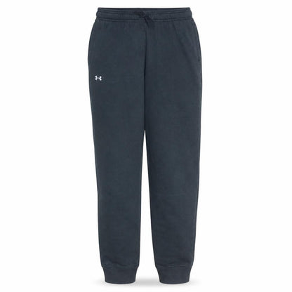 Under Armour Boys Black Jogger Sweatpants Size 158 Elastic Waist Casual