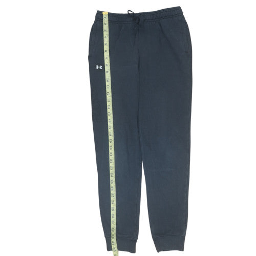 Under Armour Boys Black Jogger Sweatpants Size 158 Elastic Waist Casual