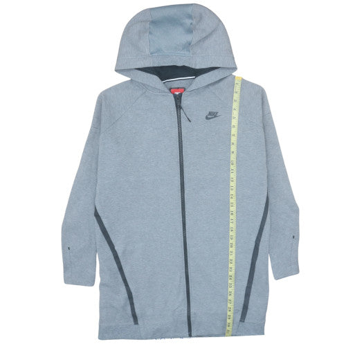 Mens UK Size XL Nike Grey Full Zip Hoodie