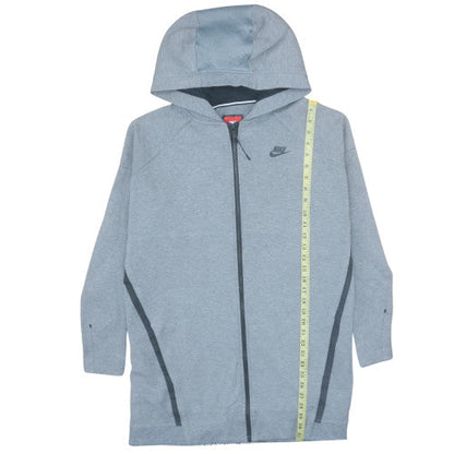 Mens UK Size XL Nike Grey Full Zip Hoodie