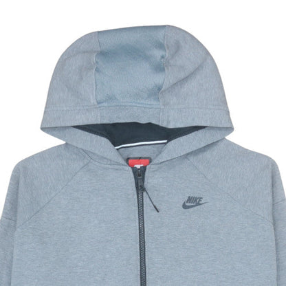 Mens UK Size XL Nike Grey Full Zip Hoodie