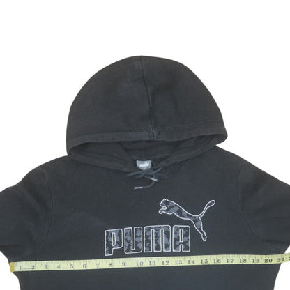 Mens UK Size M Puma Black Pullover Hoodie