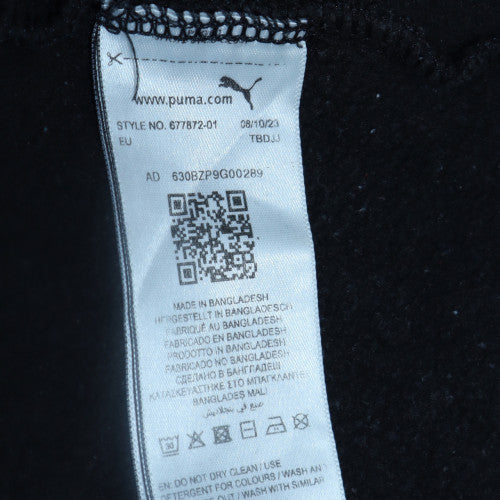 Mens UK Size M Puma Black Pullover Hoodie