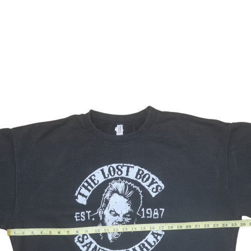 Mens UK Size XL Casual Classics Black Pullover Sweatshirt