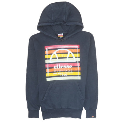 Mens UK Size S Ellesse Blue Pullover Hoodie