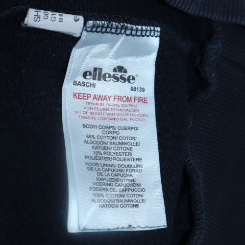 Mens UK Size S Ellesse Blue Pullover Hoodie