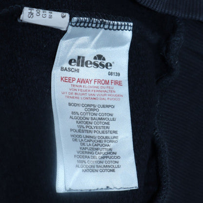 Mens UK Size S Ellesse Blue Pullover Hoodie