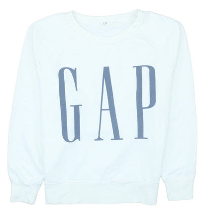 Womens UK Size M GAP White Pullover Sweatshirt