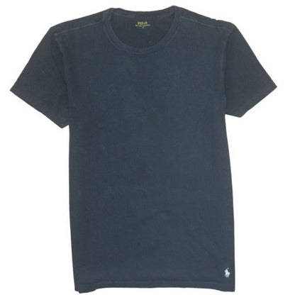 Ralph Lauren Men Black Cotton Crew Neck Short Sleeve T-Shirt M