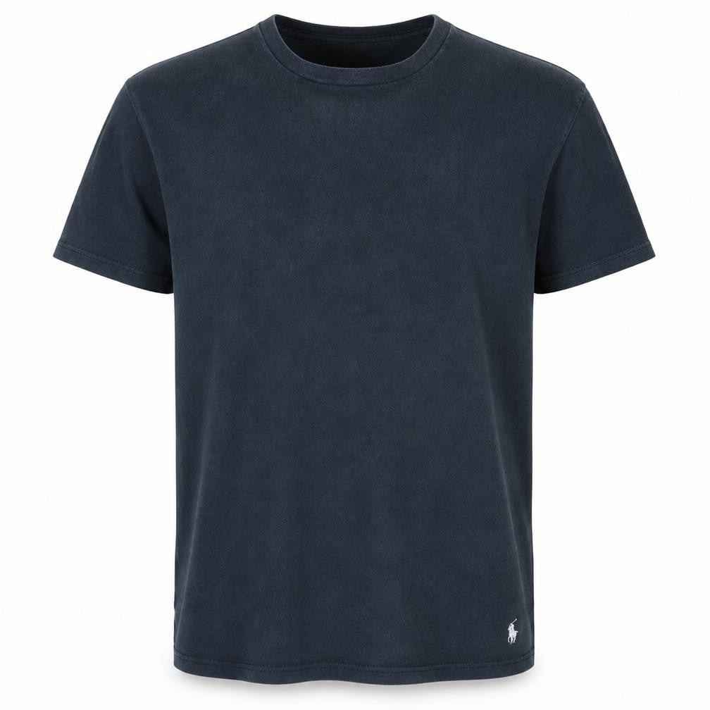 Ralph Lauren Men Black Cotton Crew Neck Short Sleeve T-Shirt M