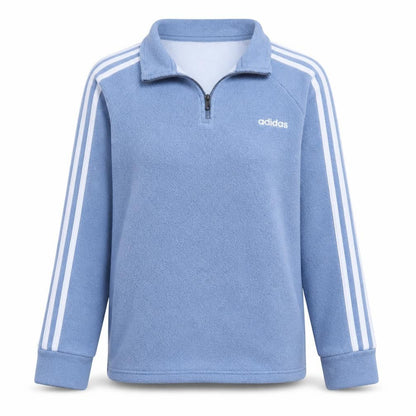 Womens UK Size M Adidas Blue Pullover Sweatshirt
