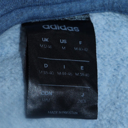 Womens UK Size M Adidas Blue Pullover Sweatshirt