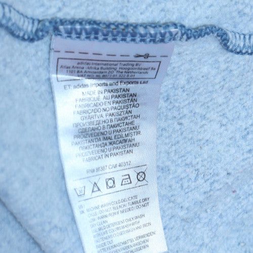 Womens UK Size M Adidas Blue Pullover Sweatshirt