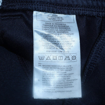 Adidas Women's Blue Jogger Sweatpants L Elastic Waist Fleece