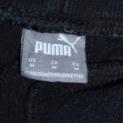 Puma Men's Black Jogger Sweatpants Medium Cotton Blend