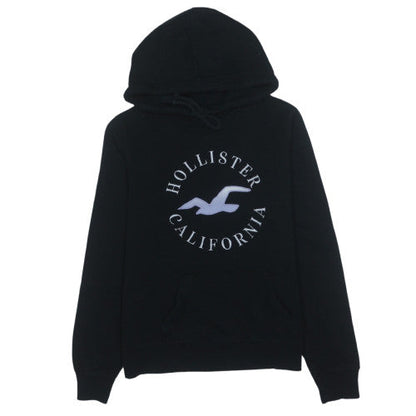 Womens UK Size S Hollister Black Pullover Hoodie