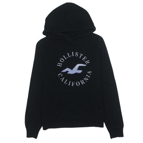 Womens UK Size S Hollister Black Pullover Hoodie
