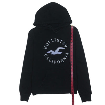 Womens UK Size S Hollister Black Pullover Hoodie