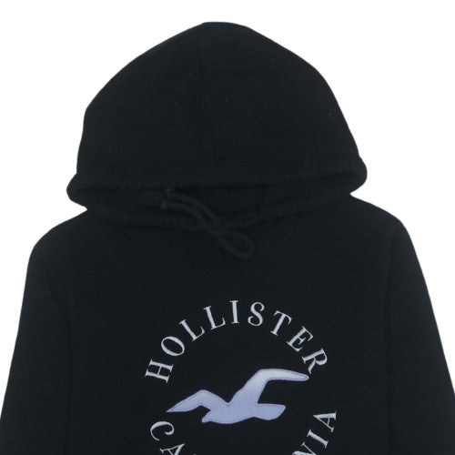 Womens UK Size S Hollister Black Pullover Hoodie