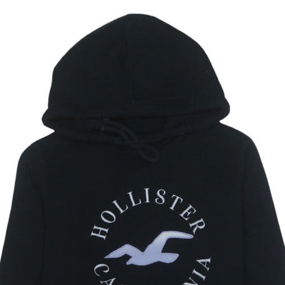 Womens UK Size S Hollister Black Pullover Hoodie