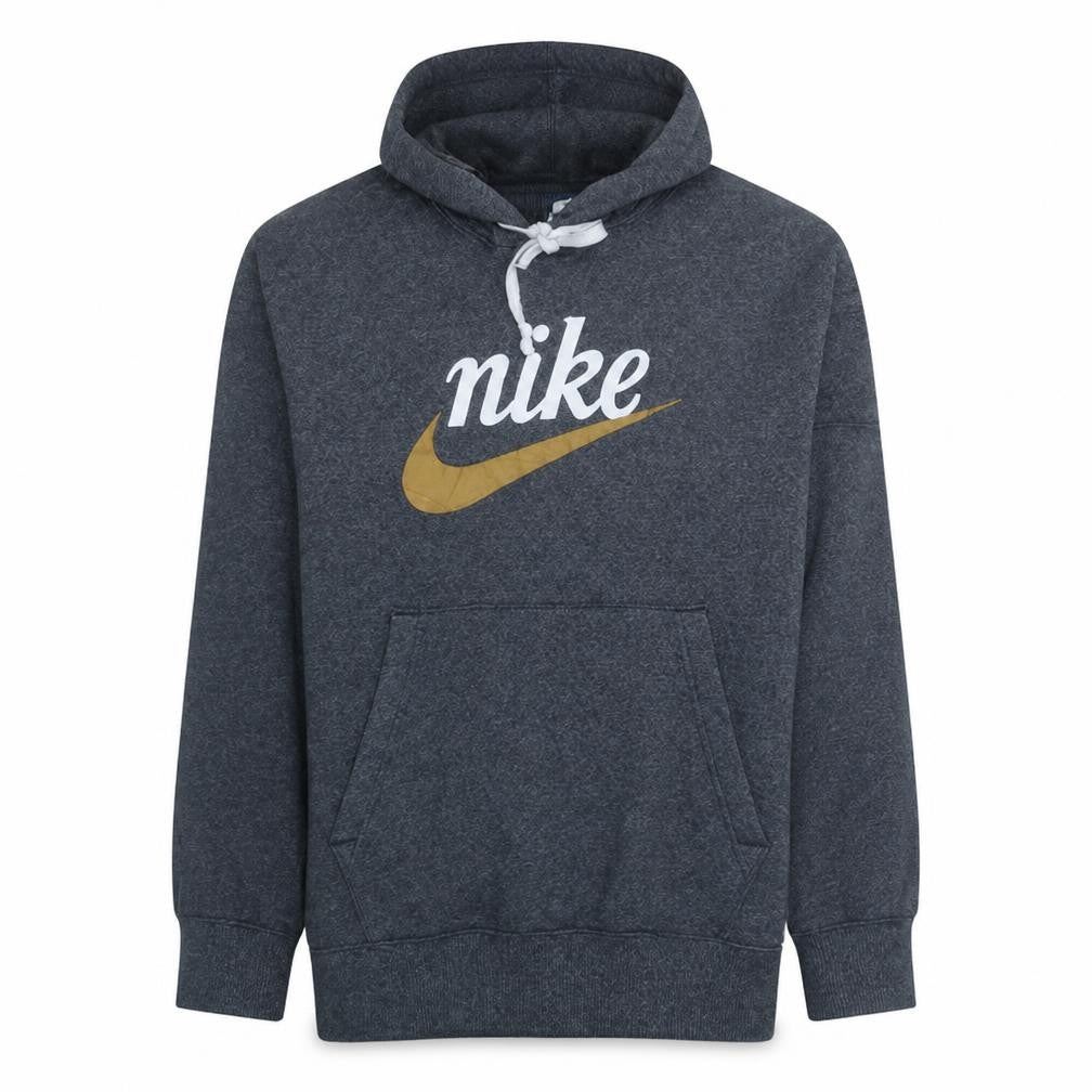 Mens UK Size L Nike Grey Pullover Hoodie