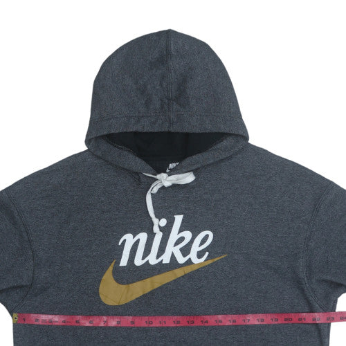 Mens UK Size L Nike Grey Pullover Hoodie