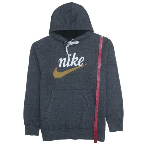 Mens UK Size L Nike Grey Pullover Hoodie
