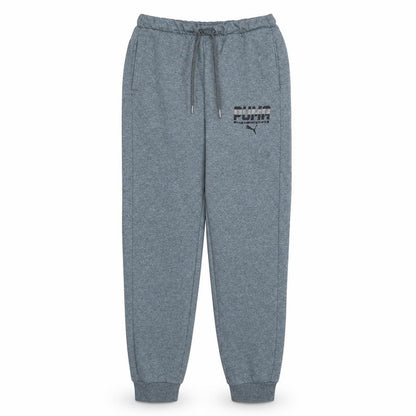 Puma Boys Grey Jogger Trousers 14 Years Elastic Waist Activewear