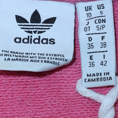 Womens UK Size 10 Adidas Pink Pullover Sweatshirt