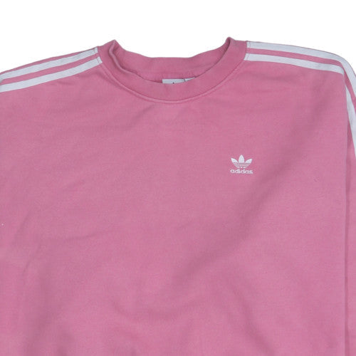 Womens UK Size 10 Adidas Pink Pullover Sweatshirt