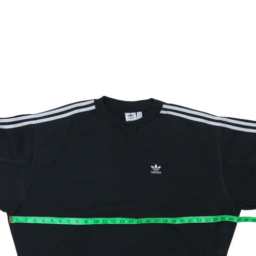 Womens UK Size XS Adidas Black Pullover Sweatshirt