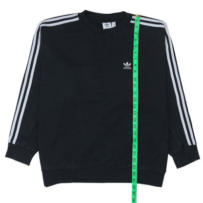 Womens UK Size XS Adidas Black Pullover Sweatshirt