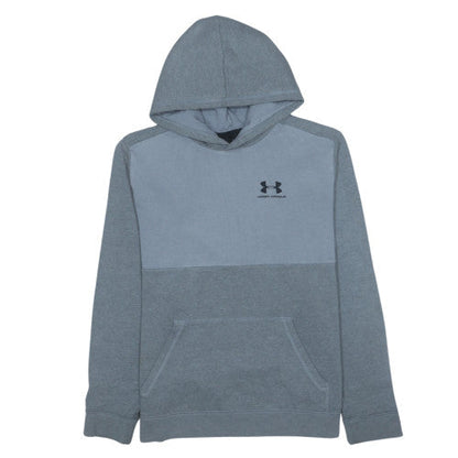 Under Armour Boys Grey Pullover Hoodie YXL ColdGear Loose Fit
