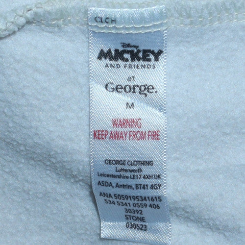 Womens UK Size M George Beige Pullover Sweatshirt