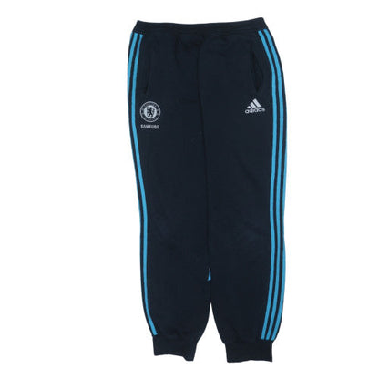Adidas Men's Black Chelsea Sweatpants L Sports Tapered Fit