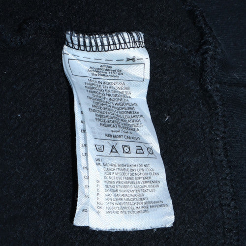 Mens UK Size M Adidas Black Pullover Sweatshirt