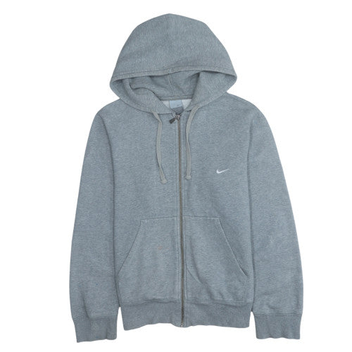 Mens UK Size S Nike Grey Full Zip Hoodie