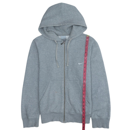 Mens UK Size S Nike Grey Full Zip Hoodie