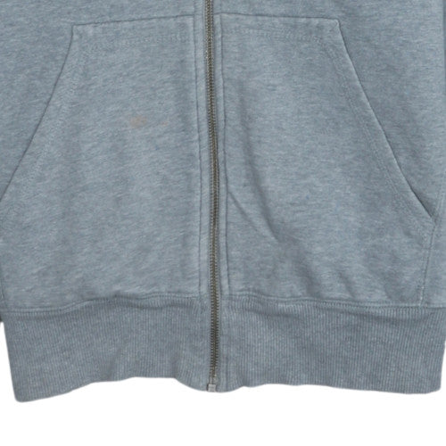 Mens UK Size S Nike Grey Full Zip Hoodie