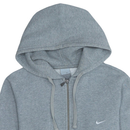 Mens UK Size S Nike Grey Full Zip Hoodie