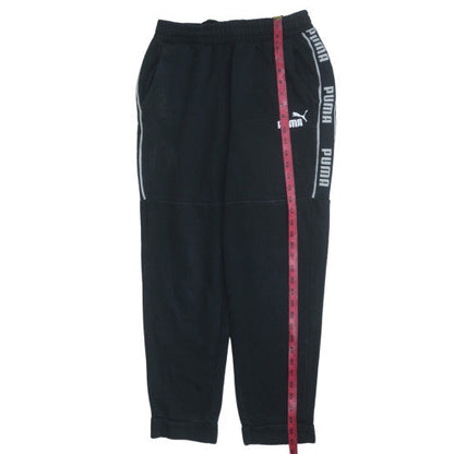 Puma Men's Black M Fleece Sweatpants Regular Fit Sports Trousers