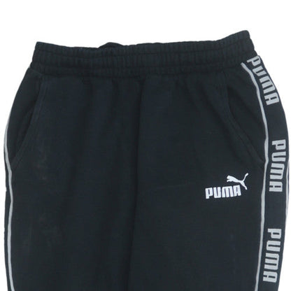 Puma Men's Black M Fleece Sweatpants Regular Fit Sports Trousers
