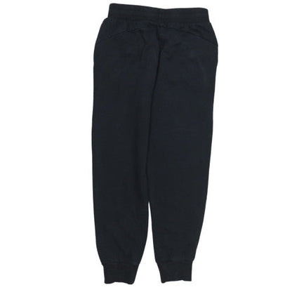 Puma Women's Black Jogger Trousers Size S Fleece Elastic Waist