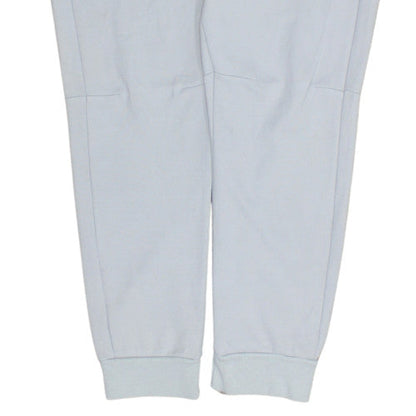 Nike Men's Grey and Yellow Jogger Trousers Size M Elastic Waist