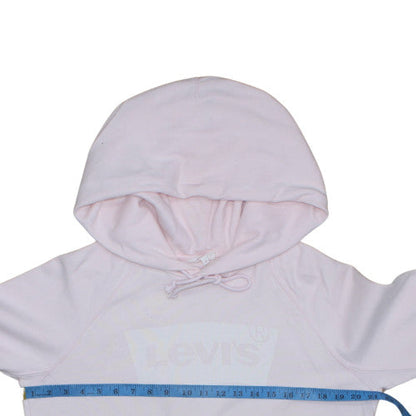 Womens UK Size S Levi's Pink Pullover Hoodie